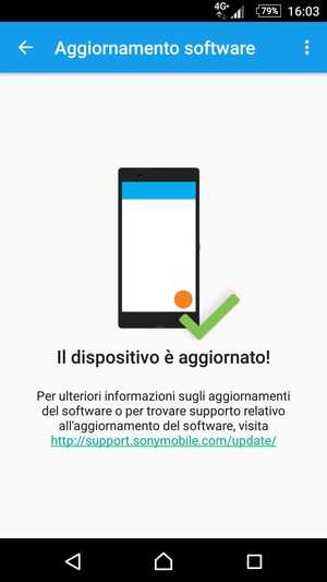 Seleziona il tasto Menu