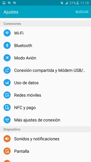 Desplácese y seleccione Redes móviles