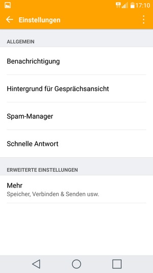 Wählen Sie Mehr