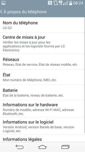 Sélectionnez Centre de mises à jour
