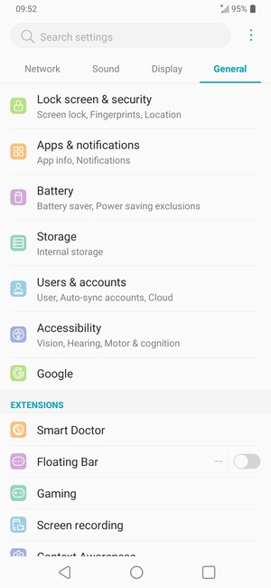 Select Lock screen & security