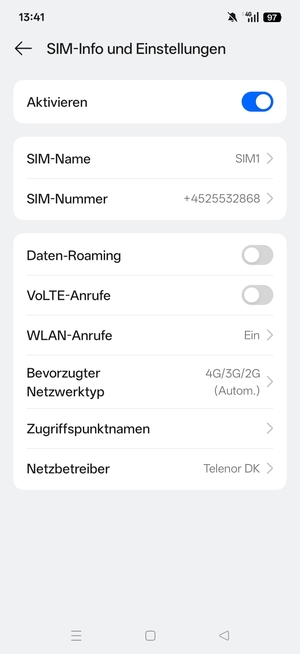 Wählen Sie Zugriffspunktnamen