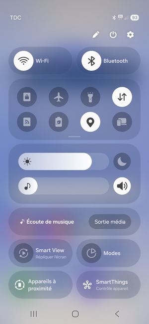 Régler la luminosité au niveau souhaité