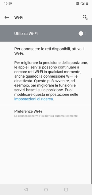Attiva Wi-Fi