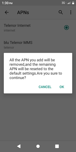 Select OK