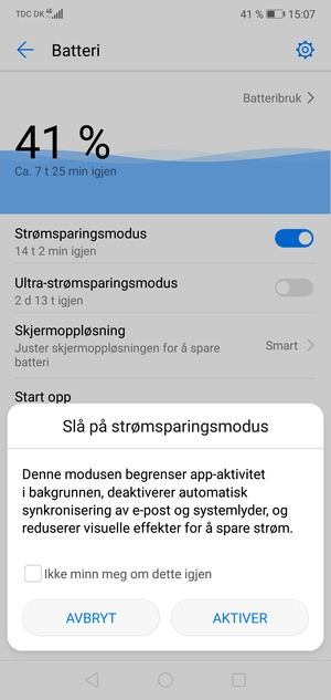 Velg AKTIVER