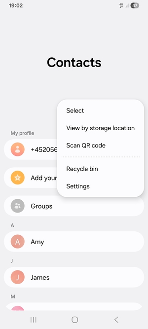 Select Settings