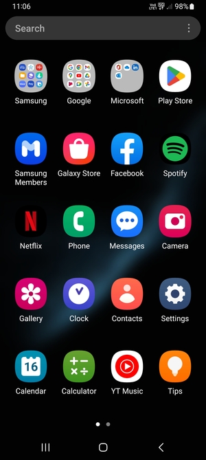 Select Settings