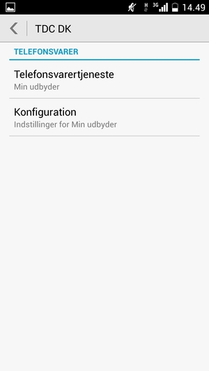 Vælg Telefonsvarertjeneste