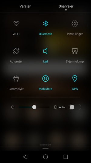 Slå av Bluetooth og GPS