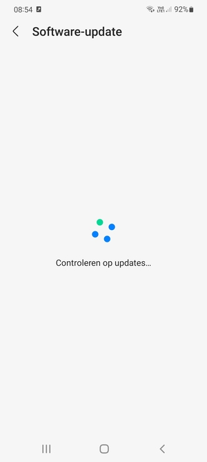 Wacht tot de zoekopdracht beëindigd is