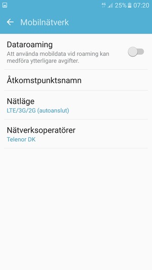 Välj Åtkomstpunktsnamn