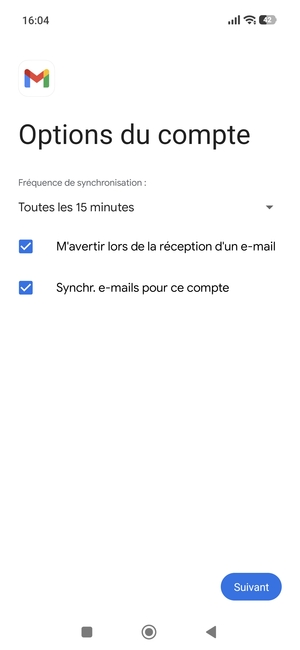 Sélectionnez Suivant