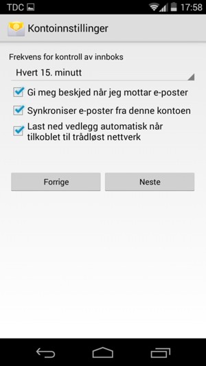 Velg Neste