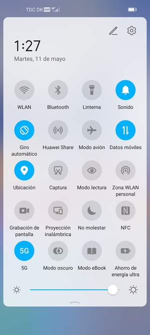 Desactive Ubicación