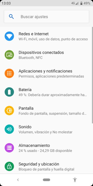 Seleccione Redes e Internet
