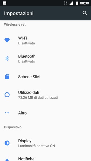 Seleziona Altro