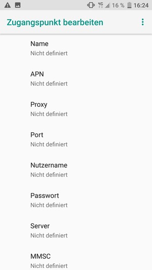 Geben Sie Internet-Informationen ein