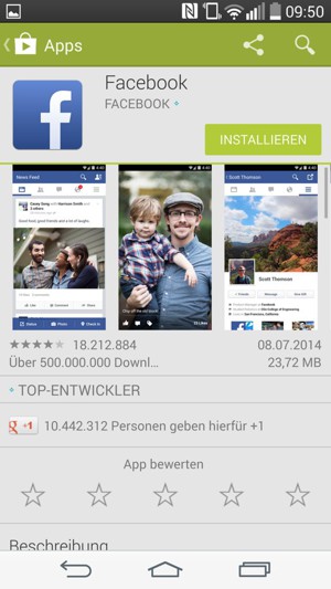 Wählen Sie INSTALLIEREN