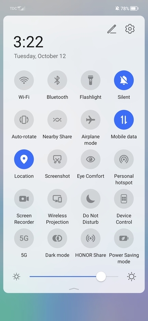 Select Silent to change to sound mode again
