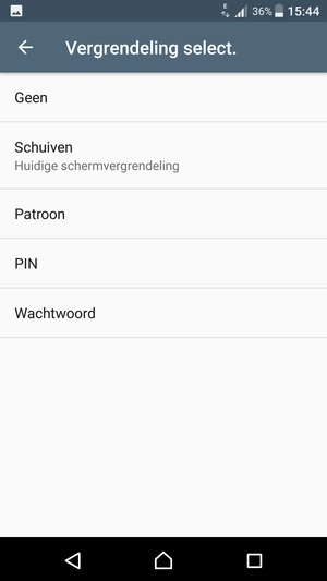 Selecteer Patroon