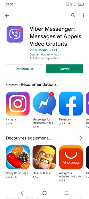 Sélectionnez Ouvrir