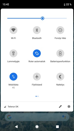 Slå Batterisparefunktion til