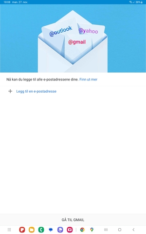 Velg Legg til en e-postadresse