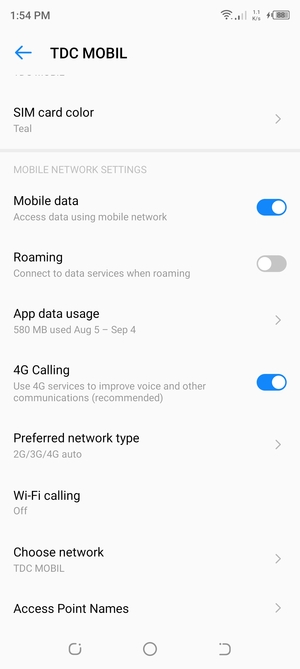 To change network if network problems occur, select Choose network