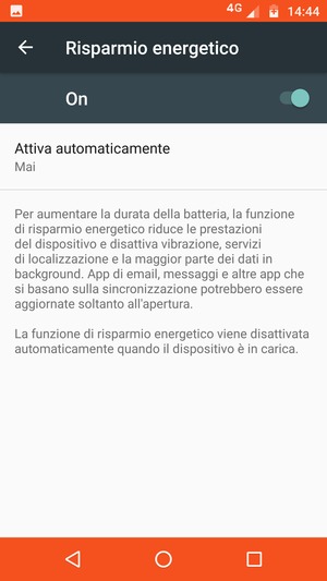 Attiva Risparmio energetico