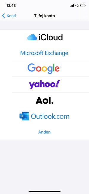 Vælg Google