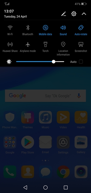 Check the Auto checkbox