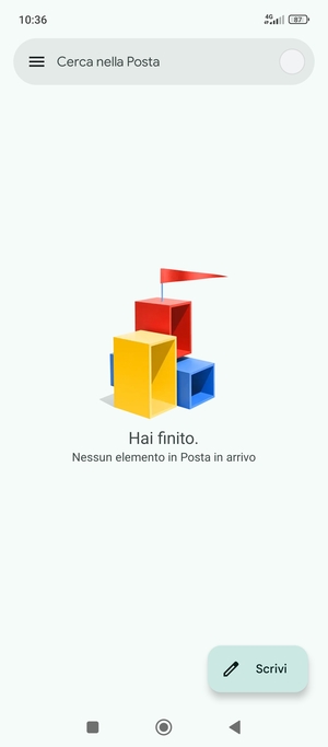 Il tuo account è pronto per l'uso